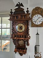 Antieke Duitse Wandklok vrijslinger, Ophalen