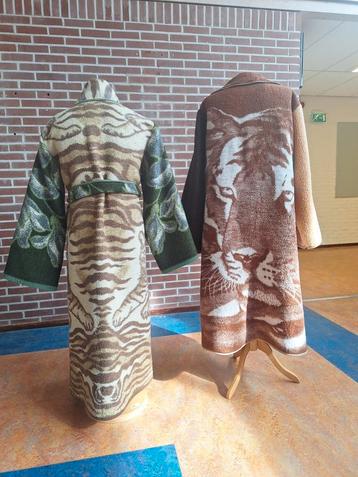 
handgemaakte kimono dekenjas vintage space age 70s retro Ho beschikbaar voor biedingen