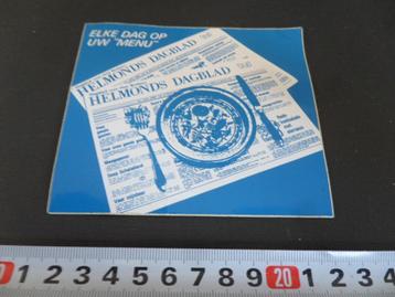 sticker Helmond elke dag op uw menu Helmonds Dagblad  beschikbaar voor biedingen
