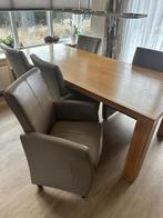 Eetkamertafel /stoelen, Ophalen, Gebruikt, 200 cm of meer, 50 tot 100 cm