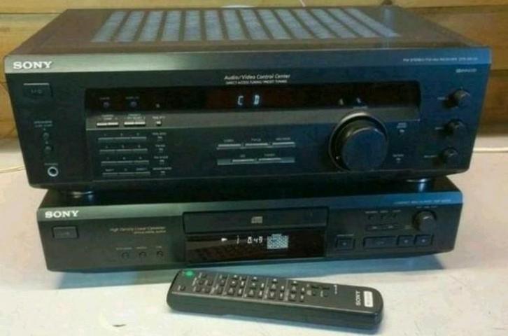 Sony stereo set receiver str-de135 + cd speler cdp-xe220, Audio, Tv en Foto, Stereo-sets, Gebruikt, Cd-speler, Sony, Ophalen of Verzenden