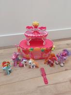 my little pony set + 6 pony's, Ophalen of Verzenden