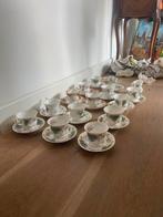 Grote set Royal Albert 13 kopjes, 14 schotels en melkkan, Ophalen