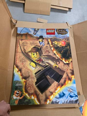LEGO Orient Expedition Johnny Thunder Poster - NIEUW! beschikbaar voor biedingen