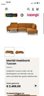 ZGAN MONTEL Tuscan Hoekbank - Okergeel - Elektrische Lounge, Huis en Inrichting, Banken | Bankstellen, Ophalen, 250 tot 300 cm