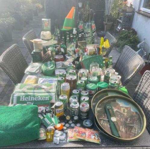 Uitgebreide verzameling Heineken bieren items, Verzamelen, Biermerken, Zo goed als nieuw, Overige typen, Heineken, Ophalen