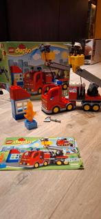 Lego Duplo set Brandweertruck - 10592 incl. doos en boekje, Complete set, Duplo, Zo goed als nieuw, Ophalen