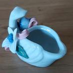 TRINKET WITTE ZWAAN MET BLOEMEN-WIT ZWAANTJE, Verzamelen, Beelden en Beeldjes, Verzenden, Zo goed als nieuw, Dier
