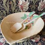 Engels brocante bladmotief salade schaal Carlton ware, Ophalen of Verzenden