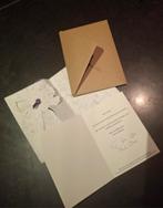 Kerstkaart engel personeel onderdeel kerstpakket, Ophalen of Verzenden, Beeldje of Poppetje