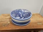 LEUKE DELFTS BLAUWE KOEKJESSCHAAL, Gebruikt, Keramiek, Ophalen of Verzenden, Schaal of Schalen