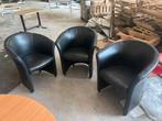 Zwarte fauteuil op wieltjes, Ophalen, Minder dan 75 cm, 50 tot 75 cm