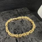 14 karaats gouden armband koningsschakel italy, Sieraden, Tassen en Uiterlijk, Armbanden, Ophalen of Verzenden, Nieuw, Goud