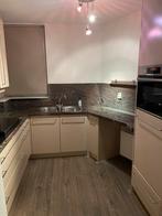 KEUKEN MET INBOUW APPARATUUR, Huis en Inrichting, Keuken | Complete keukens, Ophalen, Gebruikt, U-keuken, Wit