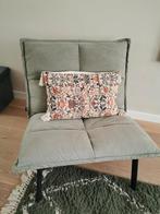 Fauteuil, love seat, groene stoel loods 5, Ophalen, Gebruikt, Tweepersoons, Minder dan 150 cm