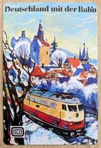 Deutsche Bahn DB Spoorwegen trein Metalen Wandbord, Verzamelen, Spoorwegen en Tramwegen, Verzenden, Nieuw, Trein, Overige typen