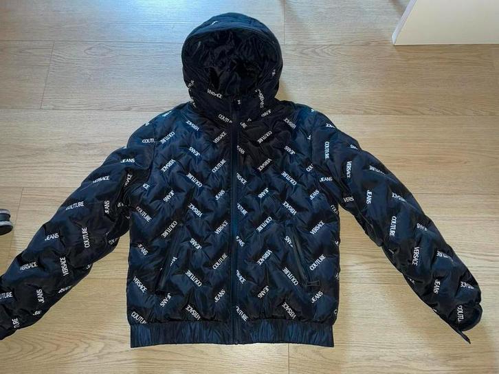 Versace Jas - Maat S Origineel, Kleding | Heren, Jassen | Winter, Zo goed als nieuw, Maat 46 (S) of kleiner, Zwart, Ophalen of Verzenden