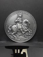 Zilveren Duitse penning 1655-1955, Postzegels en Munten, Penningen en Medailles, Ophalen of Verzenden, Zilver, Buitenland
