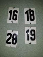 emaille huisnummers, Ophalen of Verzenden