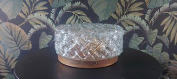 Vintage glazen plafondlamp van Eickmeier Leuchten beschikbaar voor biedingen