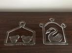 2 x kosta boda suncatcher vogels / zwaan, Antiek en Kunst, Antiek | Glas en Kristal, Ophalen of Verzenden