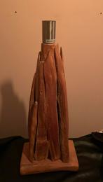 Teak houten lamp, Gebruikt, Ophalen of Verzenden, 50 tot 75 cm