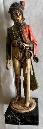 3 stuks Italiaanse soldaatjes op marmeren voet, Antiek en Kunst, Ophalen