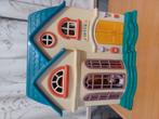 Te koop leuk poppenhuis in klapbaar met meubels, Kinderen en Baby's, Speelgoed | Buiten | Speelhuisjes, Ophalen of Verzenden, Plastic