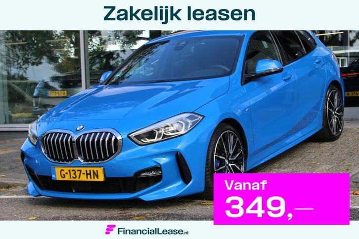 BMW 1-serie 118i Corporate High Executive M-PAKKET PANO-DAK!, Auto's, BMW, Bedrijf, Lease, Financial lease, 1-Serie, ABS, Achteruitrijcamera