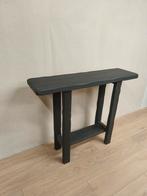 Landelijke Sidetable - Mat Zwart - Opruiming!, Huis en Inrichting, Tafelonderdelen, Ophalen of Verzenden, Rechthoekig, 100 tot 150 cm