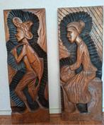Wandpanelen houtsnijwerk, Antiek en Kunst, Ophalen
