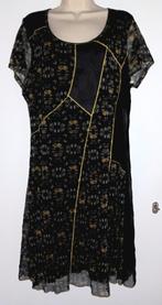 Du Plaisir a la Mode jurk maat 5 (44), Ophalen of Verzenden, Zo goed als nieuw, Zwart, Jurk