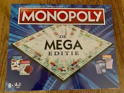 Monopoly De Mega Editie Nederlandstalig, Hobby en Vrije tijd, Gezelschapsspellen | Bordspellen, Nieuw, Een of twee spelers, Drie of vier spelers