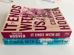 Colleen Hoover Boeken - It Ends With Us & It Starts With Us, Ophalen, Gelezen, Colleen Hoover, Europa overig