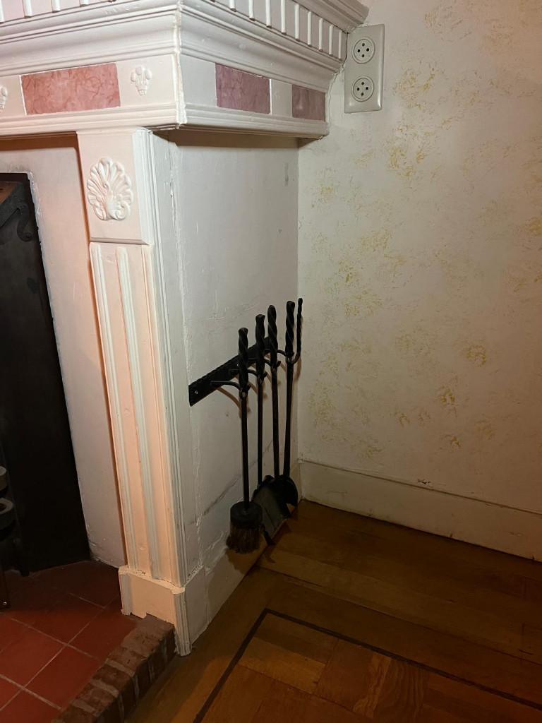 Haardset klassiek open haard attributen. Antieke haard set, Ophalen of Verzenden, Gebruikt, Inbouwhaard, Houthaard