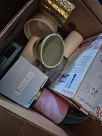 6 dozen leuke rommelmarkt spullen spellen koffiemachine enz, Ophalen, Zo goed als nieuw