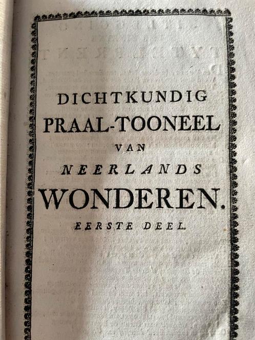 Dichtkundig Praal-Tooneel, 7 delen in 6 banden 1748-1754, Antiek en Kunst, Antiek | Boeken en Bijbels, Ophalen of Verzenden