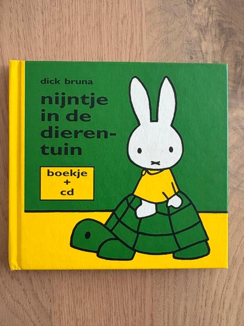Dick Bruna - Nijntje in de dierentuin - boekje en cd - nieuw, Boeken, Kinderboeken | Kleuters, Nieuw, Fictie algemeen, 4 jaar