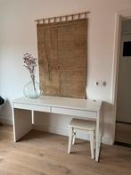 Witte IKEA Micke bureau, Ophalen, Kunststof, Gebruikt, 100 tot 150 cm
