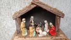 Kerststal met 9 figuren, Diversen, Kerst, Ophalen of Verzenden, Gebruikt
