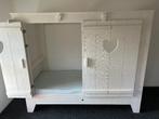 Lief bedstee, Ophalen, 85 tot 100 cm, Zo goed als nieuw, Lattenbodem