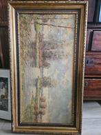 Ben Ikelaar - Landschap met water, Ophalen of Verzenden