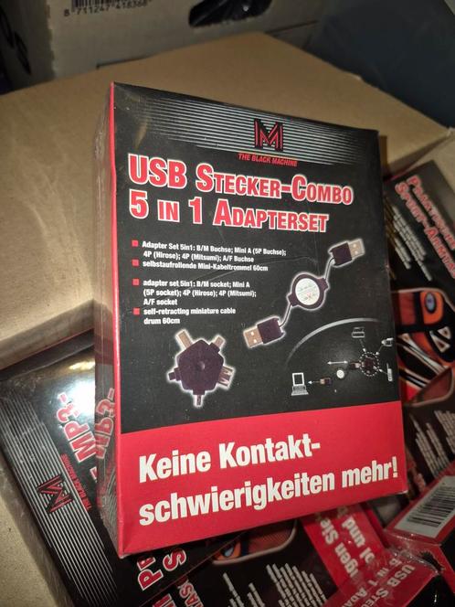 18 x USB Stecker-Combo 5 in 1 Adapterset en andere spullen, Computers en Software, Pc- en Netwerkkabels, Nieuw, Ophalen of Verzenden