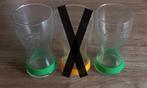 2 Coca Cola glazen met groene band, London 2012, Ophalen of Verzenden, Zo goed als nieuw, Frisdrankglas