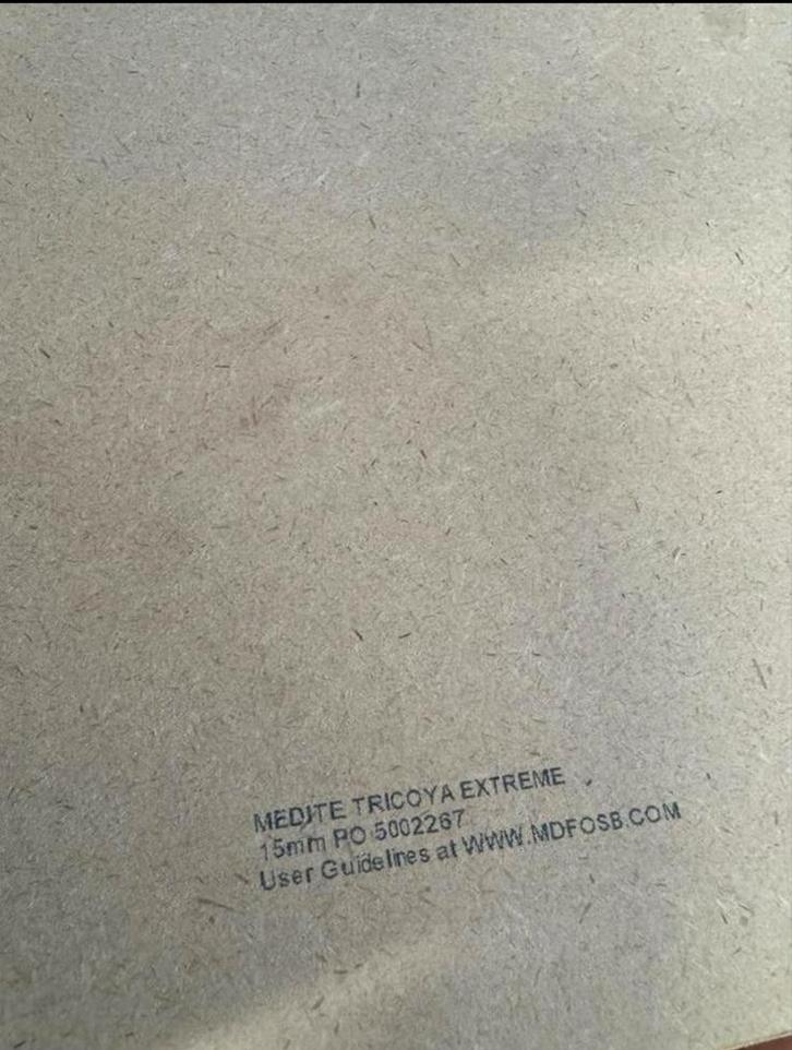 Mdf kaal/wit gelakt 1220*2440/3050 9/12/15/18/27/30, Doe-het-zelf en Verbouw, Platen en Panelen, Nieuw, Ophalen of Verzenden