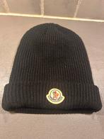 Moncler muts - Zwart - One size, Ophalen of Verzenden, Zo goed als nieuw, One size fits all, Hoed