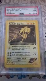 Pokemon Rocket’s zapdos holo psa 9, Ophalen of Verzenden, Losse kaart, Zo goed als nieuw