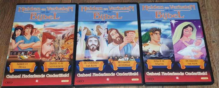 6 verhalen uit de bijbel voor kinderen - animatie, Cd's en Dvd's, Dvd's | Religie en Gospel, Zo goed als nieuw, Alle leeftijden