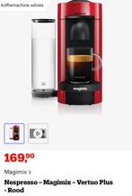 Nespresso Vertuo Plus - Nieuwstaat!, Ophalen, Koffiemachine, Zo goed als nieuw, 1 kopje