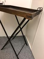 Dienblad op standaard, Huis en Inrichting, Woonaccessoires | Dienbladen, Ophalen of Verzenden, Zo goed als nieuw, Hout